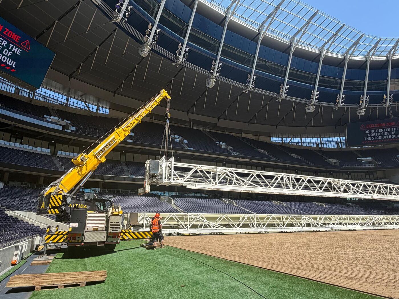 Altida's contract lift and transport at Tottenham Hotspur Stadium — photo 15 of 29