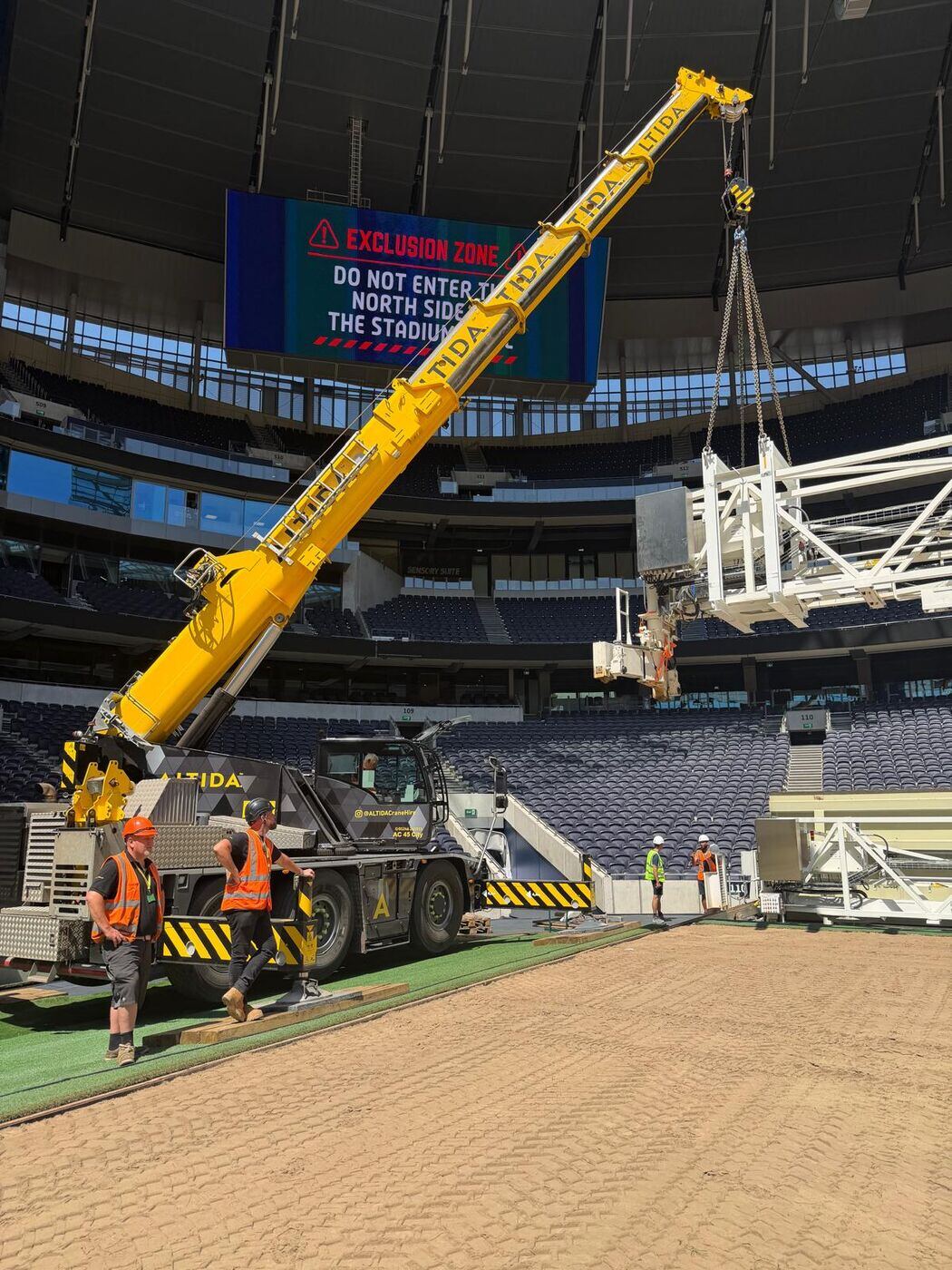 Altida's contract lift and transport at Tottenham Hotspur Stadium — photo 29 of 29